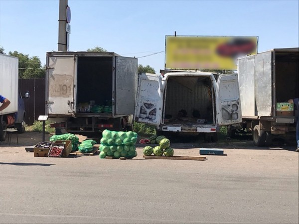 В Оренбурге ликвидировали стихийный рынок на Лесозащитной