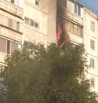 В Оренбурге&nbsp;из пожара в девятиэтажке спасены 5 человек