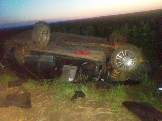 В Сорочинском городском округе перевернулся автомобиль &laquo;Лада Приора&raquo;