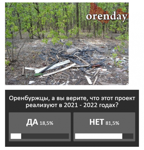 Оренбургские чиновники снова отправились в лес