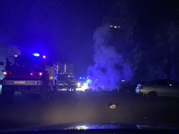 В Оренбурге в ДТП на проезде Нижнем сгорел мотоцикл