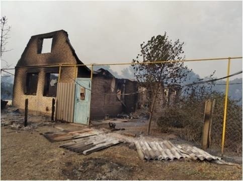 В 14 муниципалитетах Оренбуржья прогнозируют 5-й класс пожарной опасности