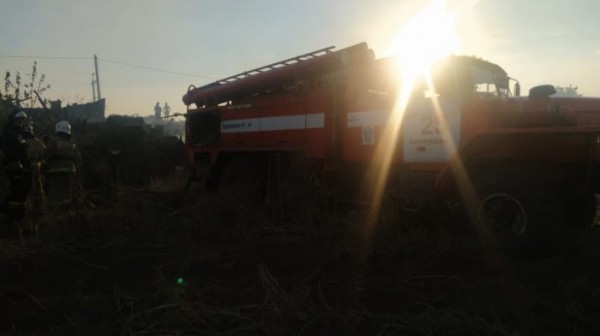 Ликвидация огня. В Колтубановском сгорели 10 жилых домов и 12 сараев