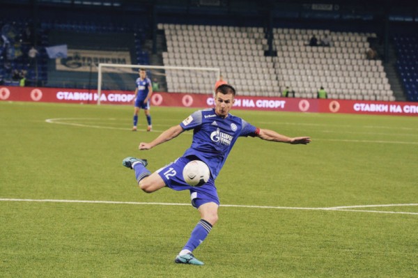 С юбилеем, капитан! Андрей Малых провел 300-й матч за ФК &laquo;Оренбург&raquo;