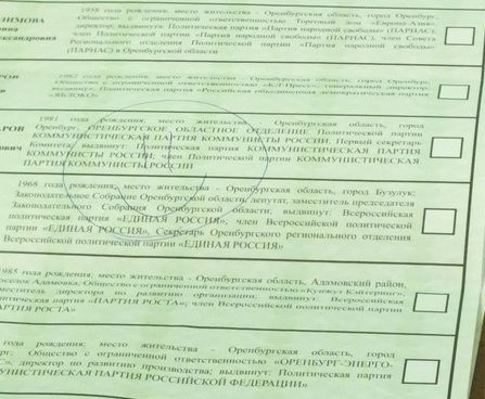 10 процентов оренбуржцев пошли на выборы и испортили бюллетени