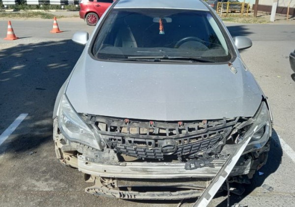 В Соль - Илецке в результате ДТП опрокинулся Zaz Chance