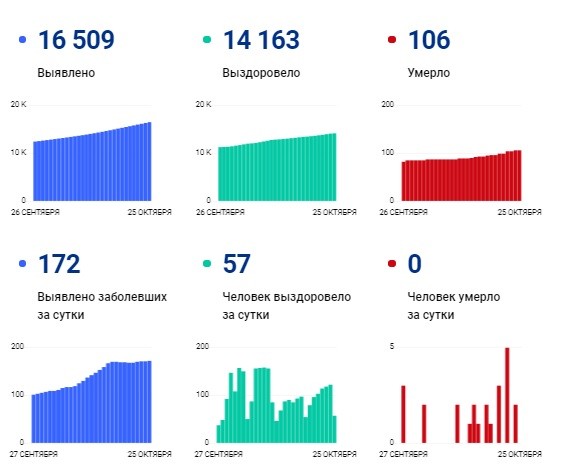 В Оренбуржье 172 новых заражения коронавирусом за сутки