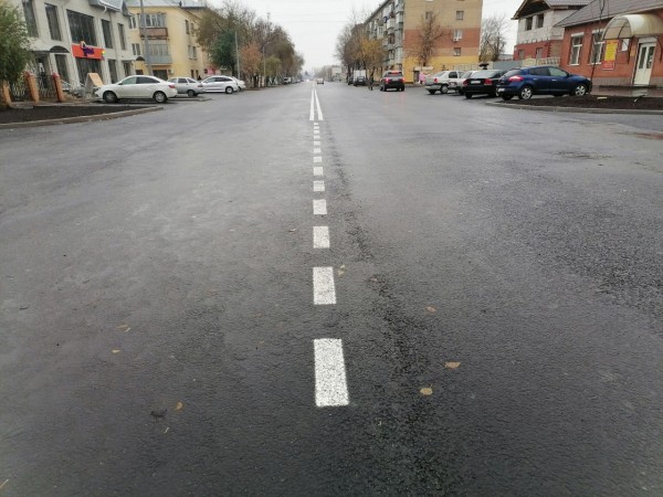 В Оренбурге завершили ремонт улицы Аксакова