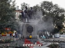 В  мэрии жалуются на голубей, облюбовавших памятник Пушкину и Далю