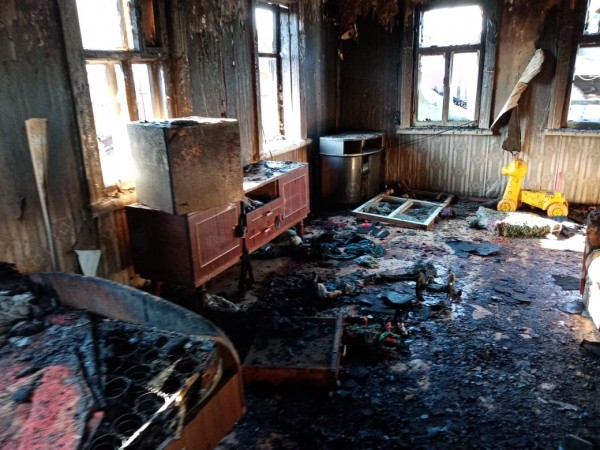 В Бузулукском районе на пожаре пострадал двухлетний ребенок (18+)