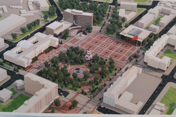 В Оренбурге площадь на месте разобранной 16-этажки благоустроят в 2022 году