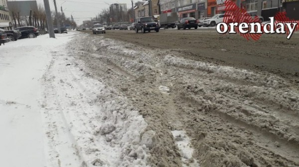 Чиновникам&nbsp;Оренбурга за первую снегоуборку поставили неуд