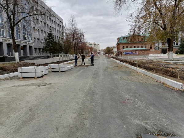 В Оренбурге на улице Правды заменен верхний слой дорожного покрытия 