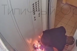 В Оренбурге мужчина едва не погиб в лифте из-за собственной глупости (18+)