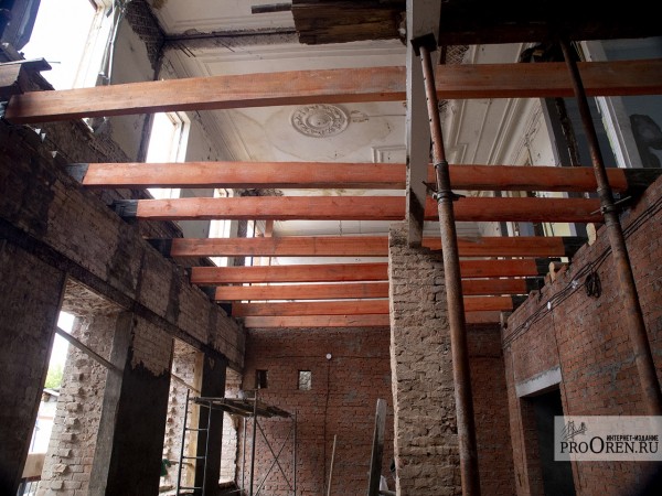 Реставрацию дома-музея Гагариных в Оренбурге закончат к середине декабря