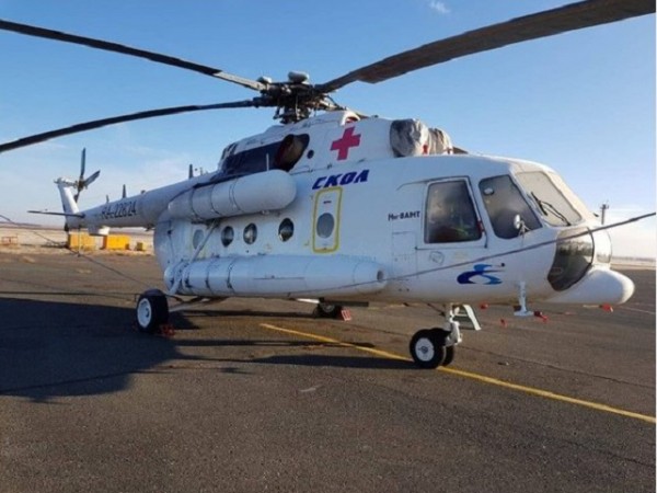 Вертолет оренбургской санавиации совершил 124 вылета за год