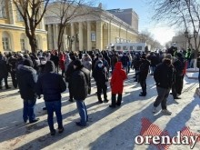 Разгонять несанкционированный митинг вышла, кажется, вся оренбургская полиция