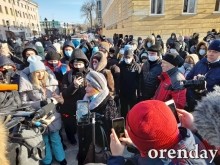 Разгонять несанкционированный митинг вышла, кажется, вся оренбургская полиция