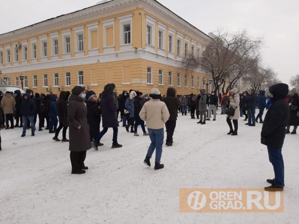 В Оренбурге пройдет повторная акция в поддержку Алексея Навального