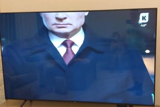 Калининградское телевидение "подрезало" Путина