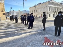 Разгонять несанкционированный митинг вышла, кажется, вся оренбургская полиция