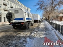 Разгонять несанкционированный митинг вышла, кажется, вся оренбургская полиция