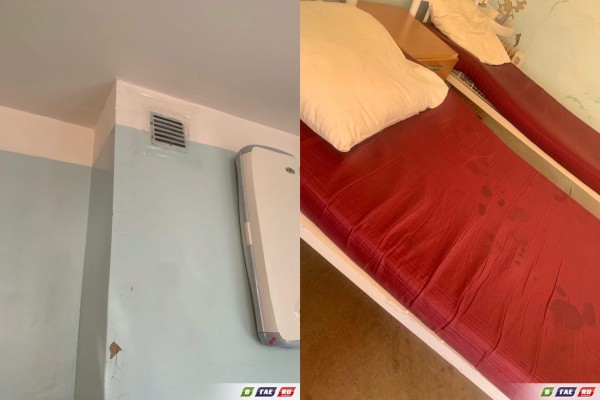 Грязная постель, трещины в стенах и вытяжка, заклеенная скотчем: Женщина из Гая рассказала об условиях в родильном отделении БК-2
Грязная постель, трещины в стенах и вытяжка, заклеенная скотчем: Женщина из Гая рассказала об условиях в родильном отделении БК-2