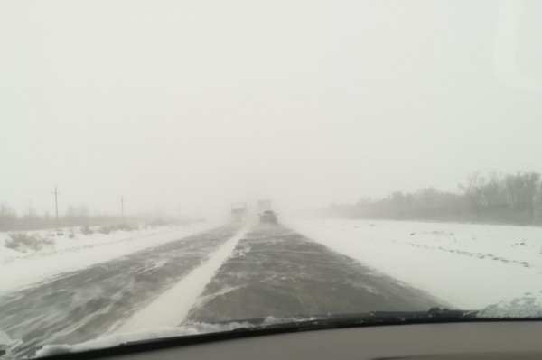 Трассу Оренбург &mdash; Орск опять перекрыли