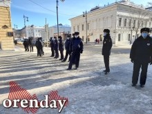 Разгонять несанкционированный митинг вышла, кажется, вся оренбургская полиция