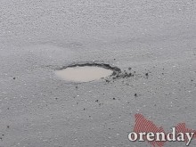 Ямы, лужи, швы: в каком состоянии в Оренбурге находится мост через ул. Шевченко на ул. Терешковой