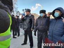 Разгонять несанкционированный митинг вышла, кажется, вся оренбургская полиция