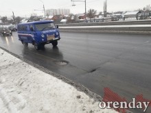 Ямы, лужи, швы: в каком состоянии в Оренбурге находится мост через ул. Шевченко на ул. Терешковой