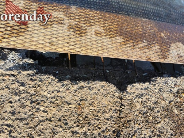 Оренбуржцев пугает состояние моста через Урал