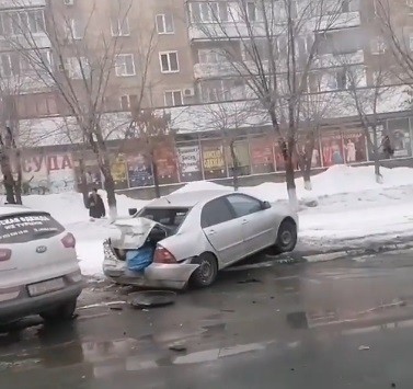 Участниками ДТП в Оренбурге стали четыре автомобиля