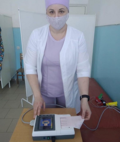 В Ташлинскую районную больницу приобрели два прибора ЭКГ