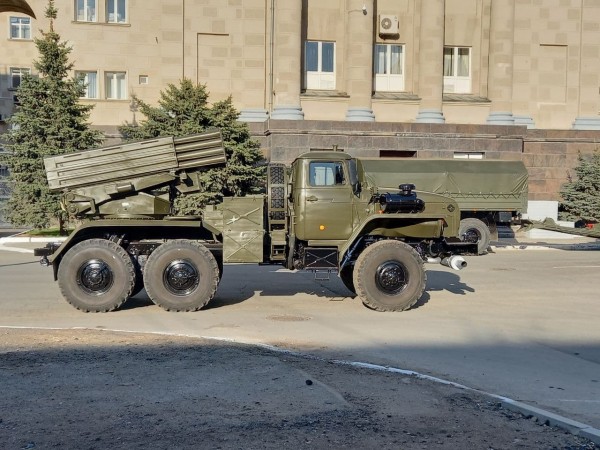 В Оренбурге во время репетиции Парада Победы впервые прошел танк Т-34