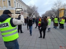 В Оренбурге сторонники Навального водили хоровод