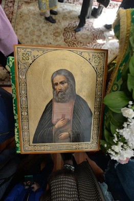 Уникальная икона из Дивеево приехала в оренбурский Свято-Успенский женский монастырь