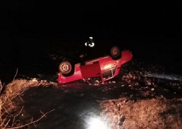 Пьяное ДТП: под Абдулино ВАЗ лёг на крышу