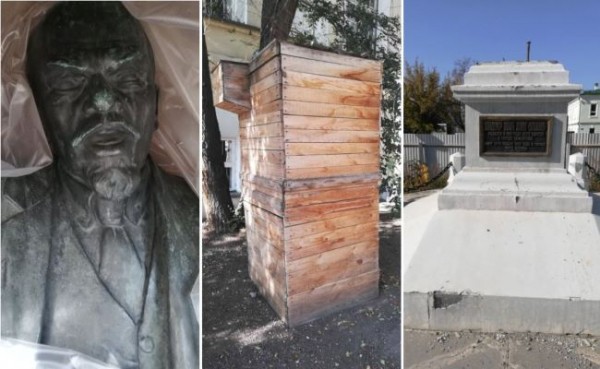 Постигнет ли памятник Чкалову в Оренбурге участь скульптуры Ленина