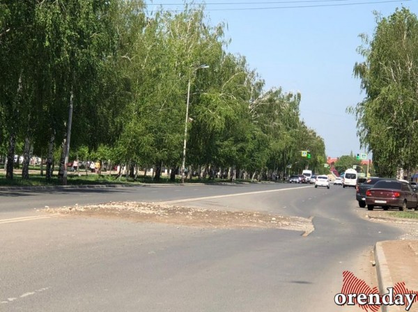 И года не прошло, как новая дорога в Бузулуке стала старой