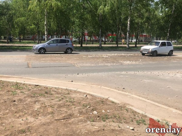 И года не прошло, как новая дорога в Бузулуке стала старой