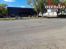 По улице Невельской в Оренбурге из-за обилия ям ремонт плачет