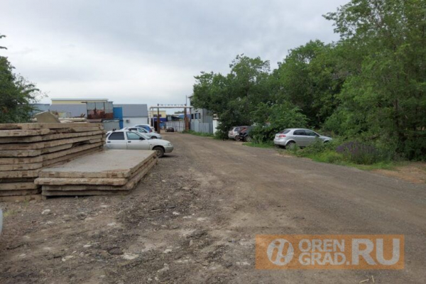 Оренбургское предприятие в лесопосадке устроило склад железобетонных изделий