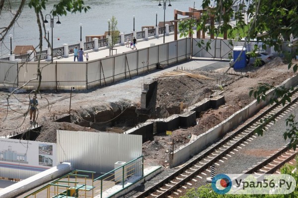 
В Оренбурге перестраивают станцию Комсомольскую: как стройка выглядит сейчас 		