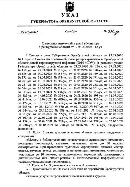 Губернатор Оренбургской области не стал вводить локдаун