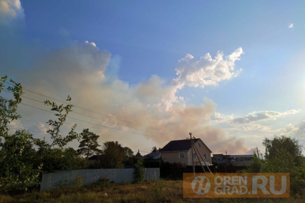 МЧС опубликовало видео с эпицентра пожара в Оренбурге