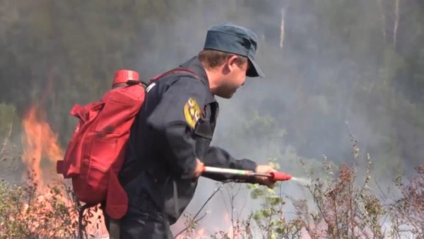 На востоке Оренбуржья для борьбы с пожаром увеличили группировку сил