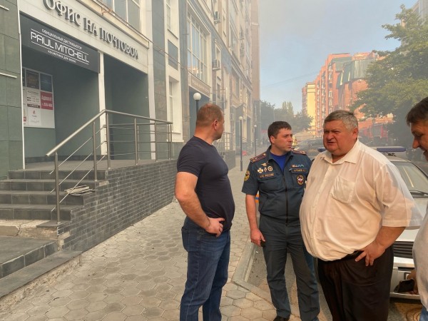 Сергей Балыкин: Ситуация с тушением пожара осложнялась взрывом газовых баллонов