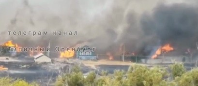 Прокуратура Оренбуржья проведет проверку по поводу пожара в Ратчино
